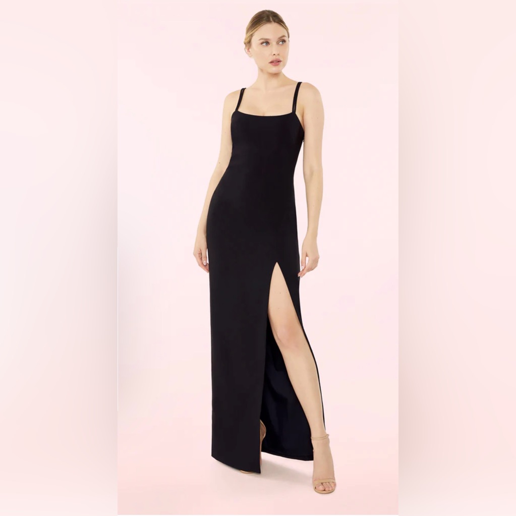 Likely Zona Gown In Black